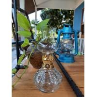 ราคา ตะเกียงแก้วโบราณ ลายฟักทอง ตะเกียงน้ำมัน งานสวย งานวินเทจน่าสะสม (มือหนึ่ง) (360926052)