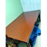 ราคา ชุดโต๊ะไม้มะค่า เก้าอี้8ตัว (มือสอง) (360925906)