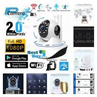 ราคา กล้องวงจรปิดไร้สายไร้สายกล้อง IP 1080p HD การตรวจสอบอินฟราเรดคืน Home IP Security Camera การแจ้งเตือน สัญญาณเตือนโทรศัพท์มือถือ จัดส่งฟรี (360898195)