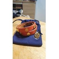 ราคา กำไลหนัง Tory Burch พัน 2 รอบสีส้มของแท้ (มือสอง) (360900500)
