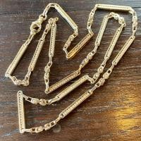 ราคา สร้อยคอทอง 9k งานนอก (มือสอง) (360926336)