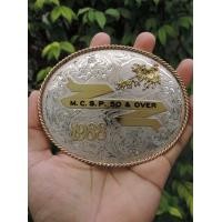 ราคา B406 หัวเข็มขัดคาวบอย Vintage Montana 5 นิ้ว MCSP 50 Over ปี 1993 Made in USA. ผ่อนได้ (มือสอง) (360867067)