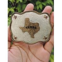 ราคา B418 หัวเข็มขัดคาวบอย Vintage Montana Silversmiths Texas Made in USA. ผ่อนได้ (มือสอง) (360915994)