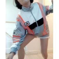 ราคา adidas 90s vintage jacket แท้ มือสอง เสื้อวอร์มมือสอง (มือสอง) (360346727)