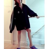 ราคา adidas original jacket มือสอง เสื้อวอร์มมือสอง oversize ส่งฟรี (มือสอง) (360109094)