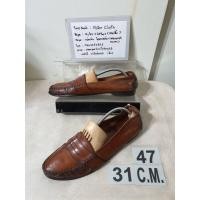 ราคา รองเท้าหนังแท้ Cole Haan Sz.13us47eu31cm Made in Italy สีน้ำตาล พื้นหนังแท้เย็บจริง พื้นบาง หนังบาง น้ำหนักเบา สภาพสวยไม่มีขาดปะซ่อม ราคา700 (มือสอง) (360911099)