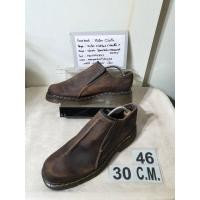 ราคา รองเท้าหนังแท้ Dr.Martens Sz.12us46eu30cmหน้าเท้ากว้างอูมใส่ได้ (Oversize 1 cm เท้า31cmใส่ได้) Made in England สีน้ำตาล พื้นยาง ราคา1000 (มือสอง) (360910808)