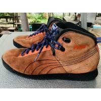 ราคา รองเท้า หุ้มข้อหนังกลับpumaแท้ เบอร์41สภาพสวยพร้อมใช้พร้อมส่ง (มือสอง) (360920335)