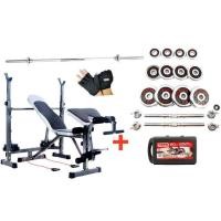 ราคา ครบชุด ยกน้ำหนัก ม้านอน ดัมเบล บาร์เบล (มือหนึ่ง) (340296440)