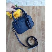 ราคา Tory Burch Thea Mini Satchel Pebbled Leather (มือหนึ่ง) (360865428)