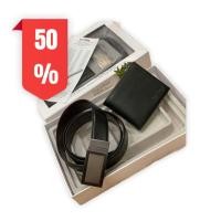 ราคา เซตเข็มขัด กระเป๋าเงิน ของแท้ Calvin Klein Wallet and Belt Gift Set (มือหนึ่ง) (360919379)