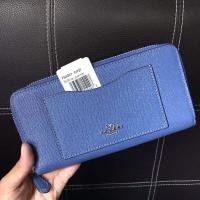 ราคา กระเป๋าสตางค์w Coach F54007 Accordion Zip Wallet In Crossgrain Leather (มือหนึ่ง) (360877196)