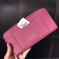 ราคา กระเป๋าสตางค์ Coach F54007 Accordion Zip Wallet In Crossgrain Leather (มือหนึ่ง) (360877172)