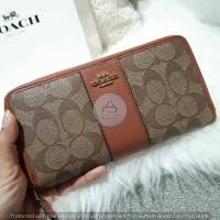 ราคา กระเป๋าสตางค์ใบยาวรุ่นคลาสสิค COACH F54630 (มือหนึ่ง) (360923715)