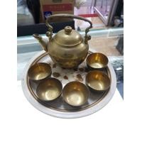 ราคา ชุดน้ำชาทองเหลือง เก่า (มือสอง) (360761504)