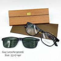 ราคา กรอบแว่นตา Guy Laroche 90006 พร้อมคลิปกันแดด (มือหนึ่ง) (360921199)