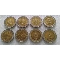 ราคา เหรียญ10บาทสองสีแปดเหรียญ7วาระราคา400บาทค่าส่ง30บาท (มือสอง) (360920179)