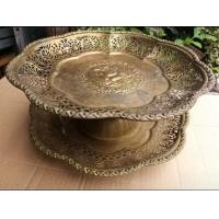 ราคา พานทองเหลือง งานเก่า สภาพสวย (มือสอง) (360916839)