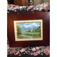 ราคา ขายภาพวาดสีน้ำมันงานต่างประเทศ (มือสอง) (360925110)