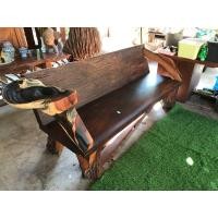 ราคา โซฟาไม้มะค่า (มือหนึ่ง) (360917590)