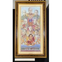 ราคา กรอบรูปไม้แป้ง 2 ชั้น ภาพพิมพ์เก่า ไซด์ใหญ่พิเศษ 9 รัชกาลแห่งกรุงรัตนโกสินทร์ วโรกาสสมโภชกรุงรัตนโกสินทร์200 ปี 5 เมษายน 2525 (มือหนึ่ง) (360885682)