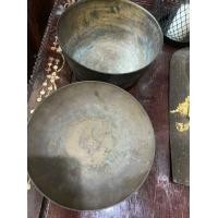 ราคา ขันทองเหลือง7จุด5นิ้ว เก่าสภาพสวย (มือสอง) (360900537)