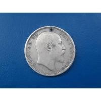 ราคา เหรียญต่างประเทศ ONE RUPEE INDIA เนื้อเงิน ปี 1908 น้ำหนัก 11.6 กรัม๖ (มือสอง) (360906473)