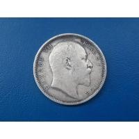 ราคา เหรียญต่างประเทศ ONE RUPEE INDIA เนื้อเงิน ปี 1906 น้ำหนัก 11.7 กรัม๕ (มือสอง) (360906454)