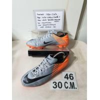 ราคา รองเท้าสตั้ด Nike Sz.12us46eu30cm สีเทาตัดส้ม ปุ่มเต็ม พื้นดีไม่แตก Insoleใหม่ สภาพสวยสะอาดไม่มีตำหนิขาดปะซ่อม ใส่เตะบอลสบาย ราคา800 (มือสอง) (359941138)