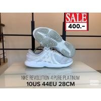 ราคา 10US 44EU 28CM รองเท้าวิ่งไนกี้มือสองสภาพดี NO.023 NIKE REVOLUTION 4 PURE PLATINUM (มือสอง) (360863175)