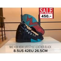 ราคา 8.5US 42EU 26.5CM รองเท้าบาสเกตบอลหุ้มข้อไนกี้เคดีมือสองสภาพดี NO.026 NIKE KD 6 NSW LIFESTYLE LEATHER BLACK ANTHRACITE GAMMA BLUE (มือสอง) (360875186)