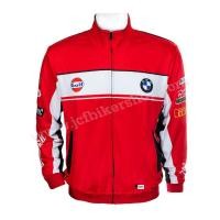 ราคา เสื้อแจ็คเก็ต กันลม สำหรับใส่ขี่มอเตอร์ไซค์ BMW แดง (มือหนึ่ง) (360890366)