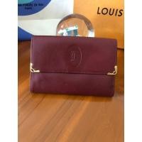 ราคา กระเป๋าสตางค์ใบสั้น Cartier ของแท้ (มือสอง) (360856323)