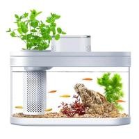 ราคา Xiaomi Youpin Geometry Fish Tank Pro ตู้ปลาอัจฉริยะ รุ่นใหม่ล่าสุด 2020 มีไฟ LED + Smart Feeder เชื่อมแอพได้ (มือหนึ่ง) (360848962)