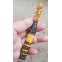 ราคา มีดหมอปากกาหลวงพ่อเดิมวัดหนองโพธิ์ ใบรมดำ (มือสอง) (358574270)