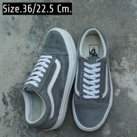 ราคา Vans Old Skool Scotchgard 3m หนังกลับ ของแท้ (มือสอง) (360853316)