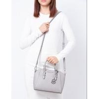 ราคา MICHAEL KORS CIARA MEDIUM BAG PEARL GREY (มือสอง) (360837491)