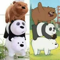 ราคา ตุ๊กตา We bear bears สามหมีจอมป่วน ส่งฟรี (มือหนึ่ง) (130431487)