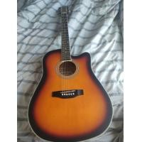 ราคา ขายกีต้าร์โปร่งไฟฟ้าน้องๆมือ1เสียงดีเล่นง่าย (มือสอง) (360832418)