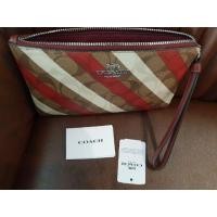 ราคา โค้ชคล้องมือ1ซิป coach sizeL กระเป๋าสตางค์ โค้ช (มือหนึ่ง) (360836562)