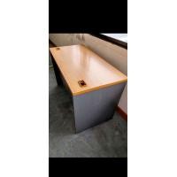 ราคา โต๊ะสำนักงาน 1200บาท เก้าอี้ 590บาท เบาะหนังขาเหล็ก ชมได้พระราม3 (มือสอง) (360381290)