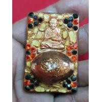 ราคา พระสมเด็จด้านหลังมีสมเด็จพุฒาจารย์โตฝังเบี้ยติดพลอยออกวัดพระแก้ววังหน้า (มือสอง) (360834963)