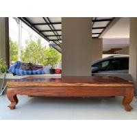 ราคา โต๊ะไม้มะค่า 80x205x47 (มือสอง) (360840719)