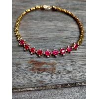 ราคา สร้อยข้อมือทับทิมสยาม (มือหนึ่ง) (360834748)