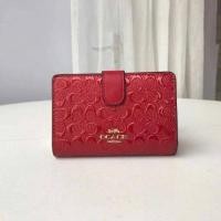 ราคา กระเป๋าสตางค์ Coach ลาย C นูน ใบสั้น (มือหนึ่ง) (360832380)