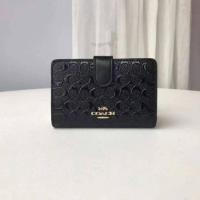 ราคา กระเป๋าสตางค์ Coach ลาย C นูน ใบสั้น (มือหนึ่ง) (360832392)