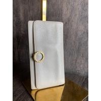 ราคา กระเป๋าสตางค์ bvlgari แท้สีขาว (มือสอง) (360831266)