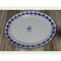 ราคา ถาดสังกะสีเคลือบสีขาวลายดอกไม้ (มือสอง) (360838842)