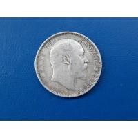 ราคา เหรียญต่างประเทศ ONE RUPEE INDIA เนื้อเงิน ปี 1907 น้ำหนัก 11.6 กรัม๒ (มือสอง) (360842601)