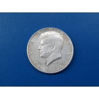 ราคา เหรียญต่างประเทศ HALF DOLLAR USA เนื้อเงิน ปี 1964 น้ำหนัก 12.5 กรัม๓ (มือสอง) (360842574)